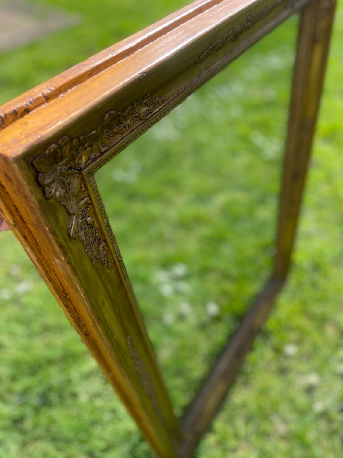 Miroir doré époque empire