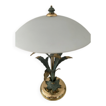 Lampe en bronze style Hollywood Regency des années 70