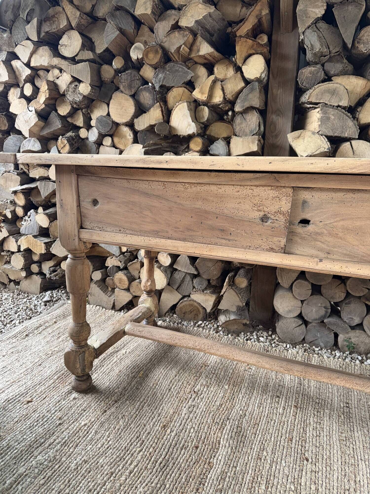 Work table or renovated antique draper's table