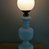 Mushroom lamp blown glass opaline