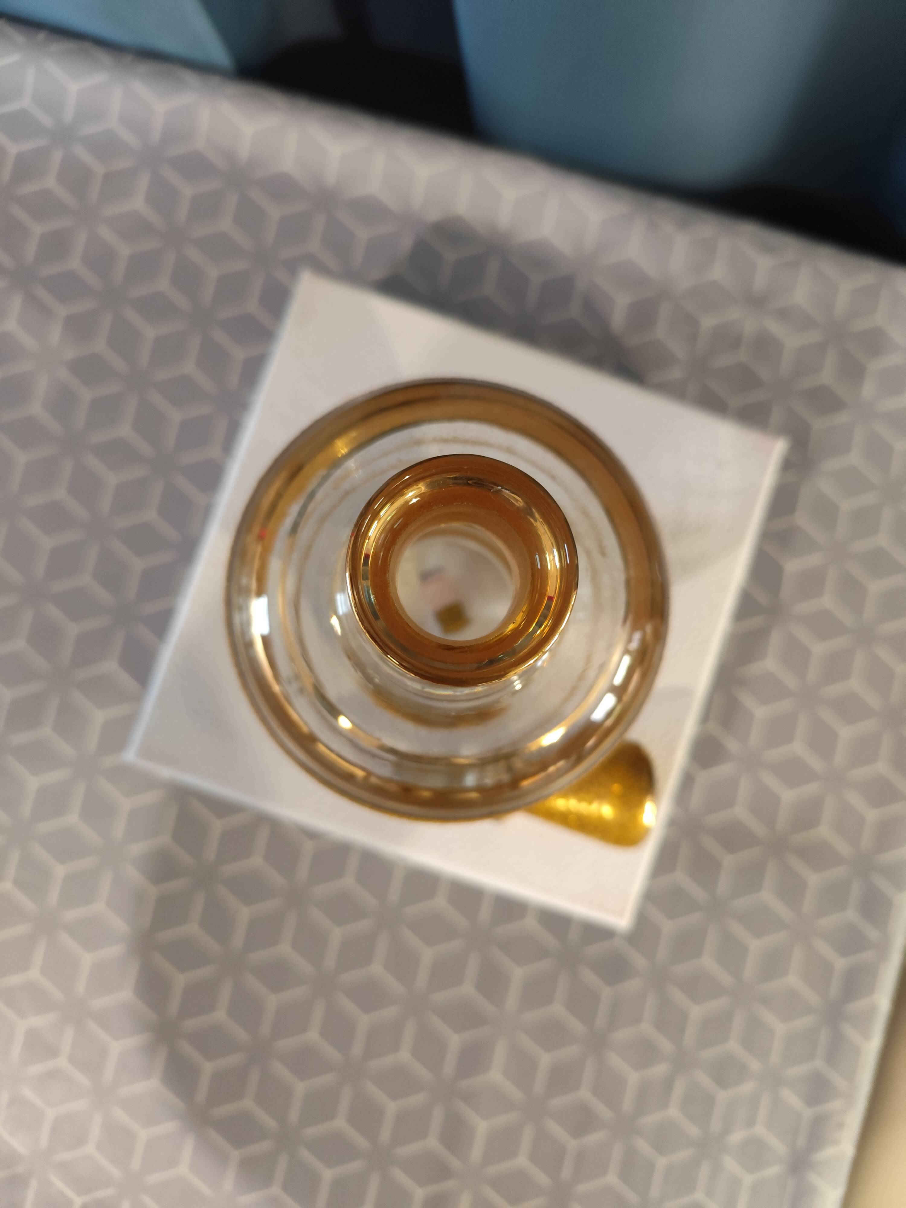 Monaco glass liqueur bottle