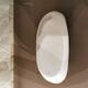 White Tadelakt Vase Morocco