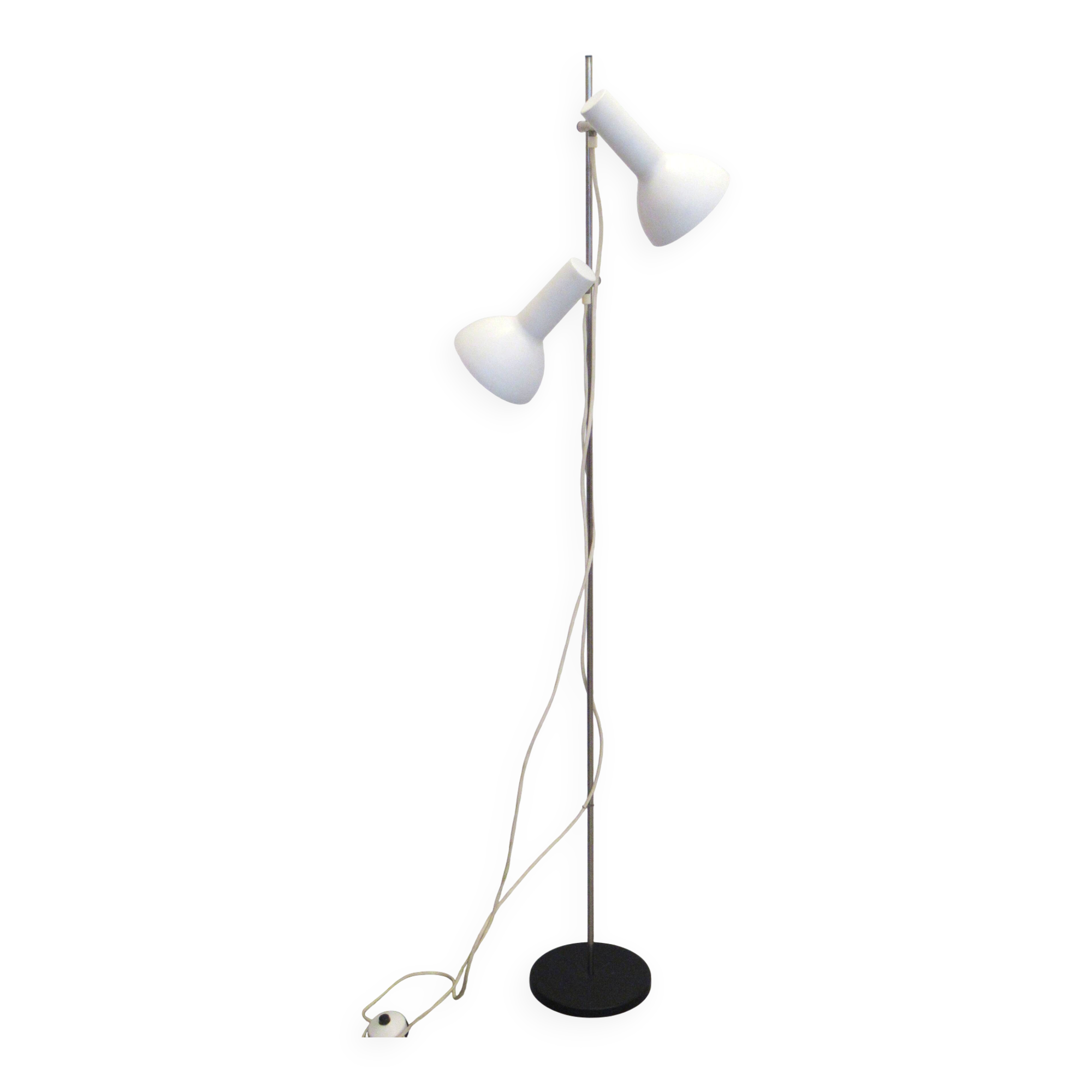 1960s Scandinavian floor lamp with 2 spots