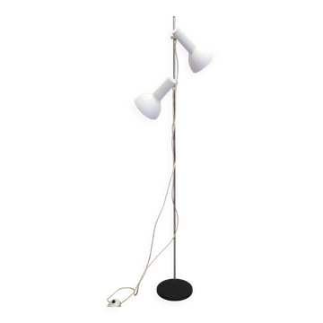 Lampadaire scandinave à 2 spots années 60