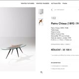 Living room table By Pietro Chiesa for Fontana Arte