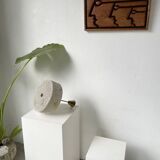 70s granite Perspex pendant light