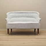 Sofa white melange, Italian design, 1960s, production: Italy