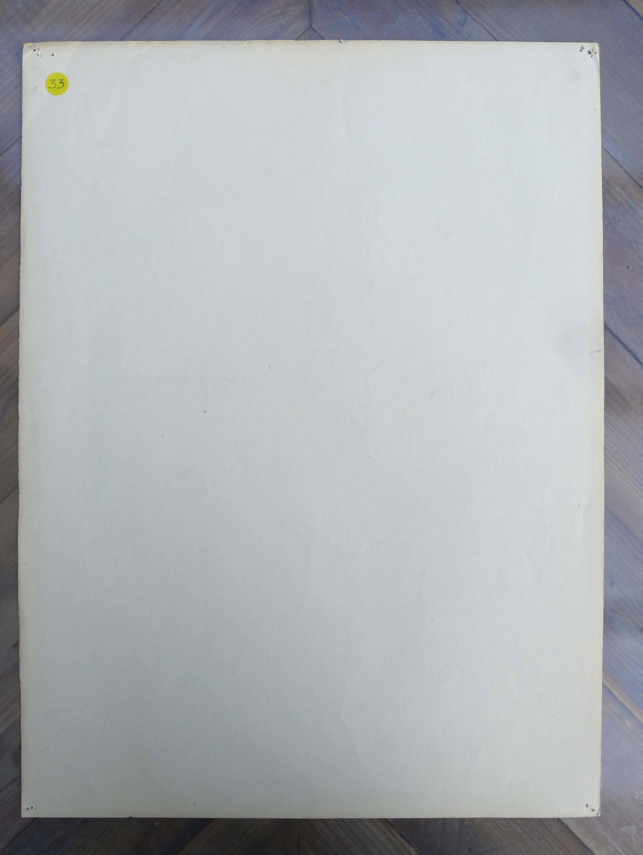 Uzerche, original charcoal drawing by Jean Villette (1913-2005)