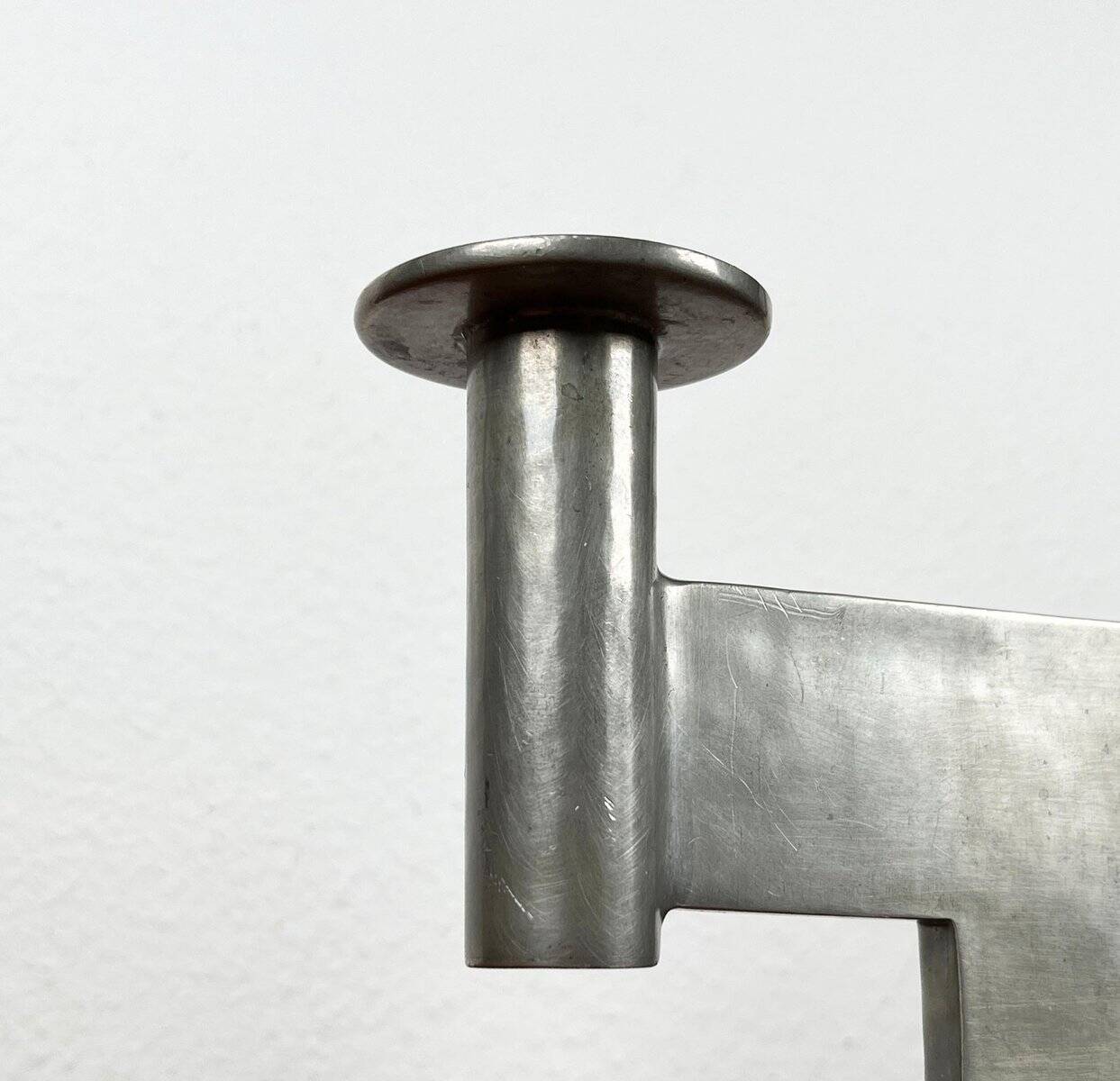 Minimalist chandelier model 551 in German tin by Karl Raichle for Meersburg, 1930s, set of 2.