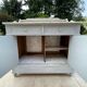 Antique bathroom cabinet with marble