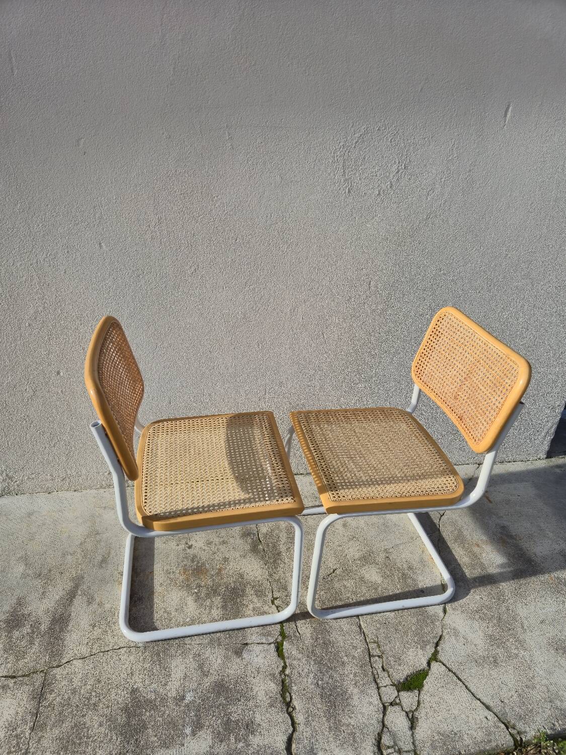 Paire de chaises Marcel Breuer modèle B32 vintage