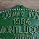 1984 Montluçon agricultural competition plate