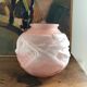 Pink art deco ball vase