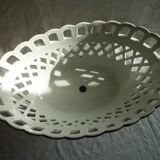 Large porcelain basket from the Napoleon III era
