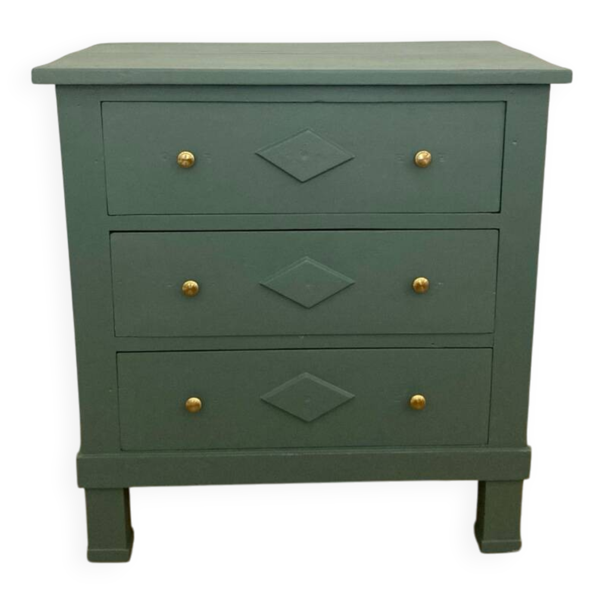 3-drawer solid wood chest of drawers