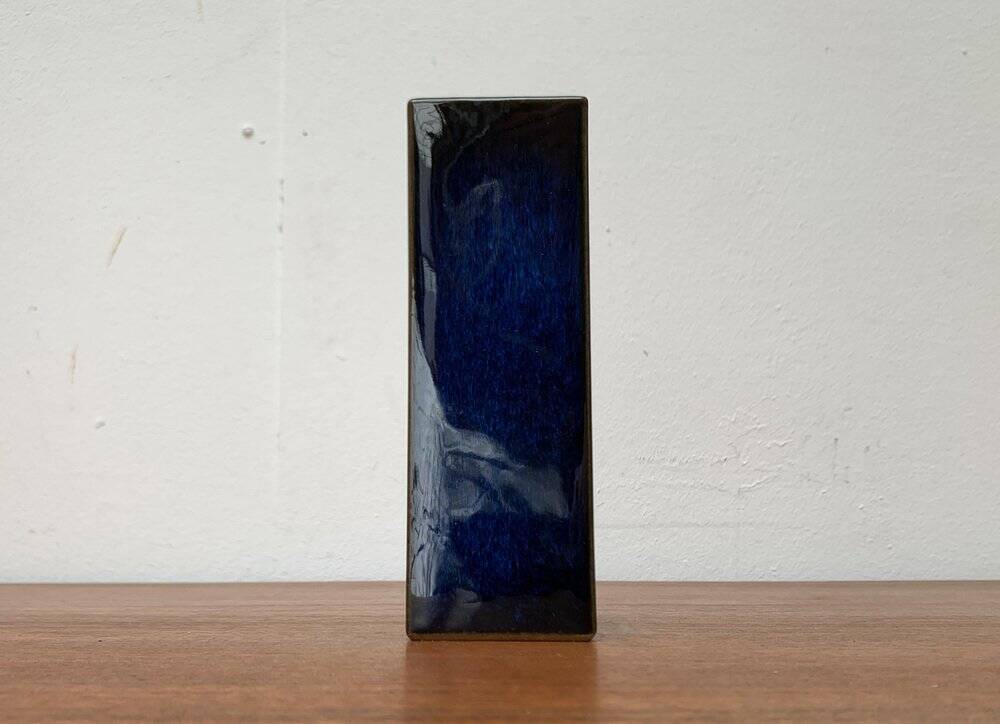 Vintage 1970s minimalist Japanese studio pottery vase from Tokoname.
