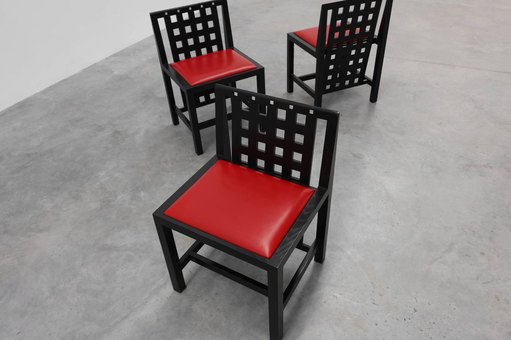Set of 4 DS3 Dining Chairs by Charles Rennie Mackintosh for Atelier interna