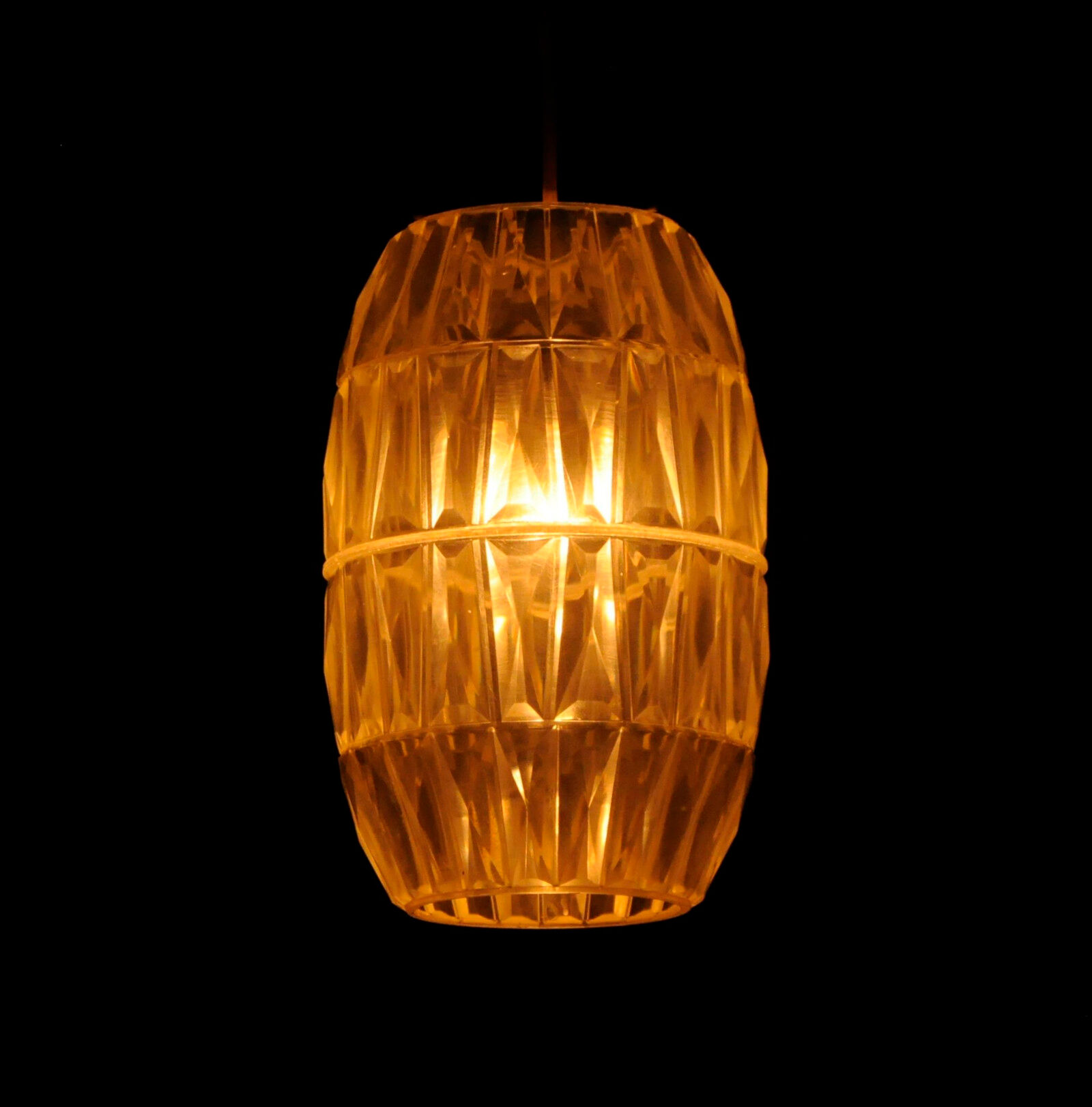 Danish ceiling lamp 1960 plexiglas