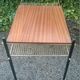 Vinyl holder table, 1970s