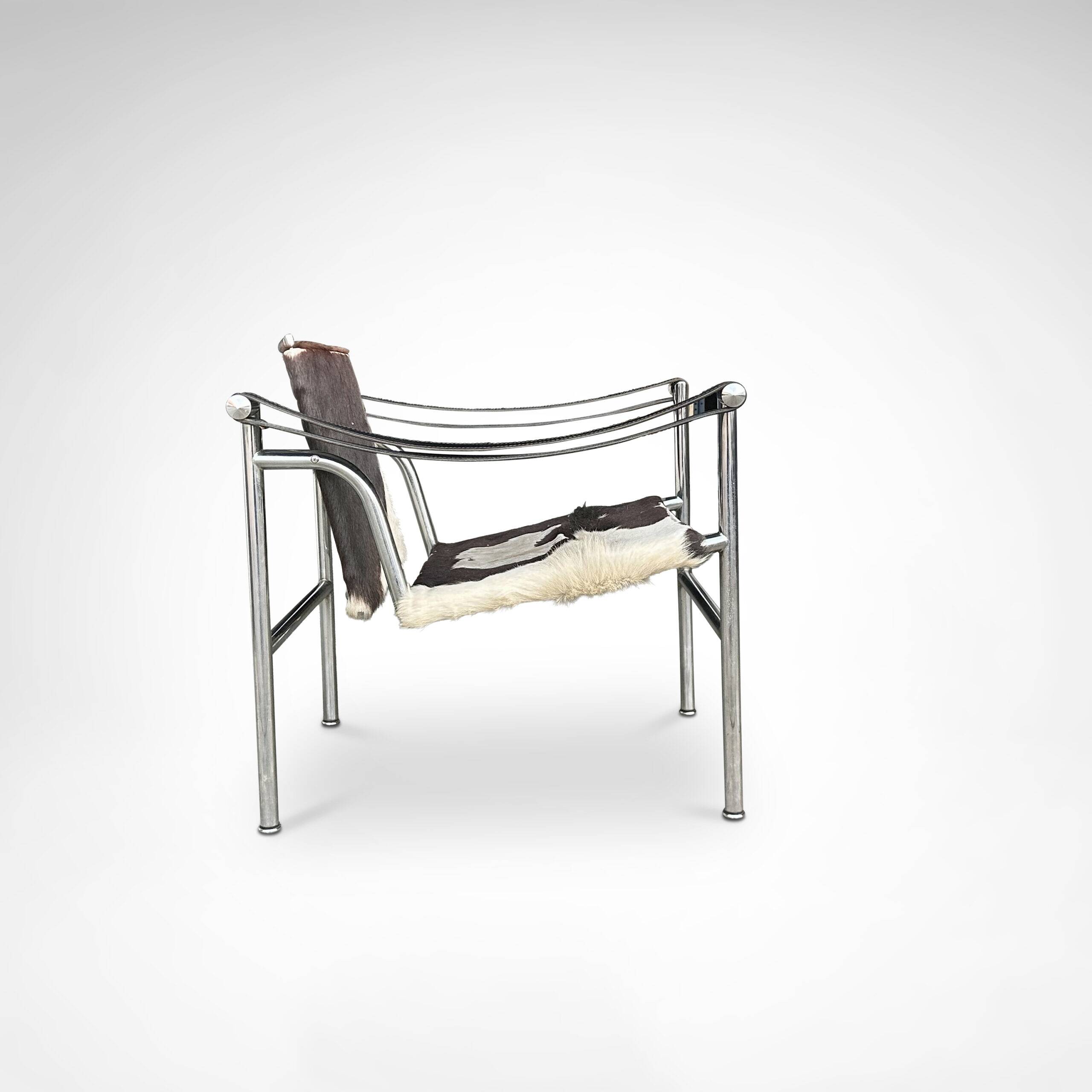 LC1 ponyskin armchair by Le Corbusier et al for Cassina 1980s