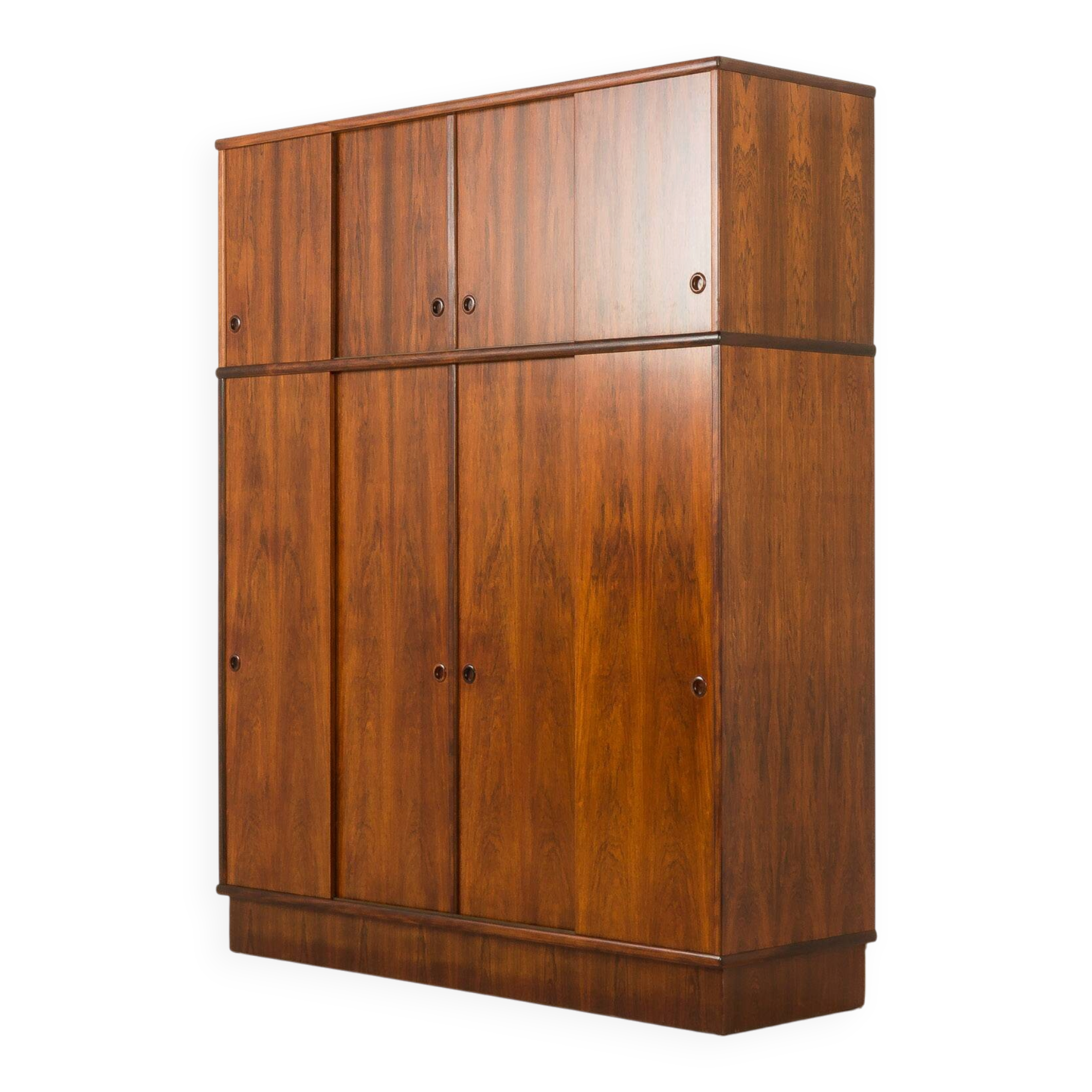 Very rare Danish rosewood cabinet by Omann Jun, 1960s.