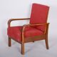 Set of Art Deco Walnut Armchairs, 1930s