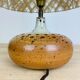 Lamp sandstone lampshade wool workshop 7 suns by Bernadette Ver Eecke Scherrer