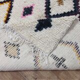 Handmade wool Berber rug 240 X 148 CM