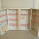 Old medicine cabinet rossignol vintage deco 70s