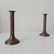 Pair of antique neoclassical candlesticks
