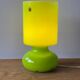 Vintage glass lantern lamp