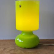 Vintage glass lantern lamp