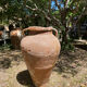 Ancient terracotta pottery jar