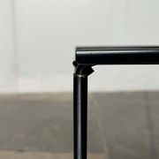 Table d'appoint postmoderne en métal perforé Ikea, années 1980
