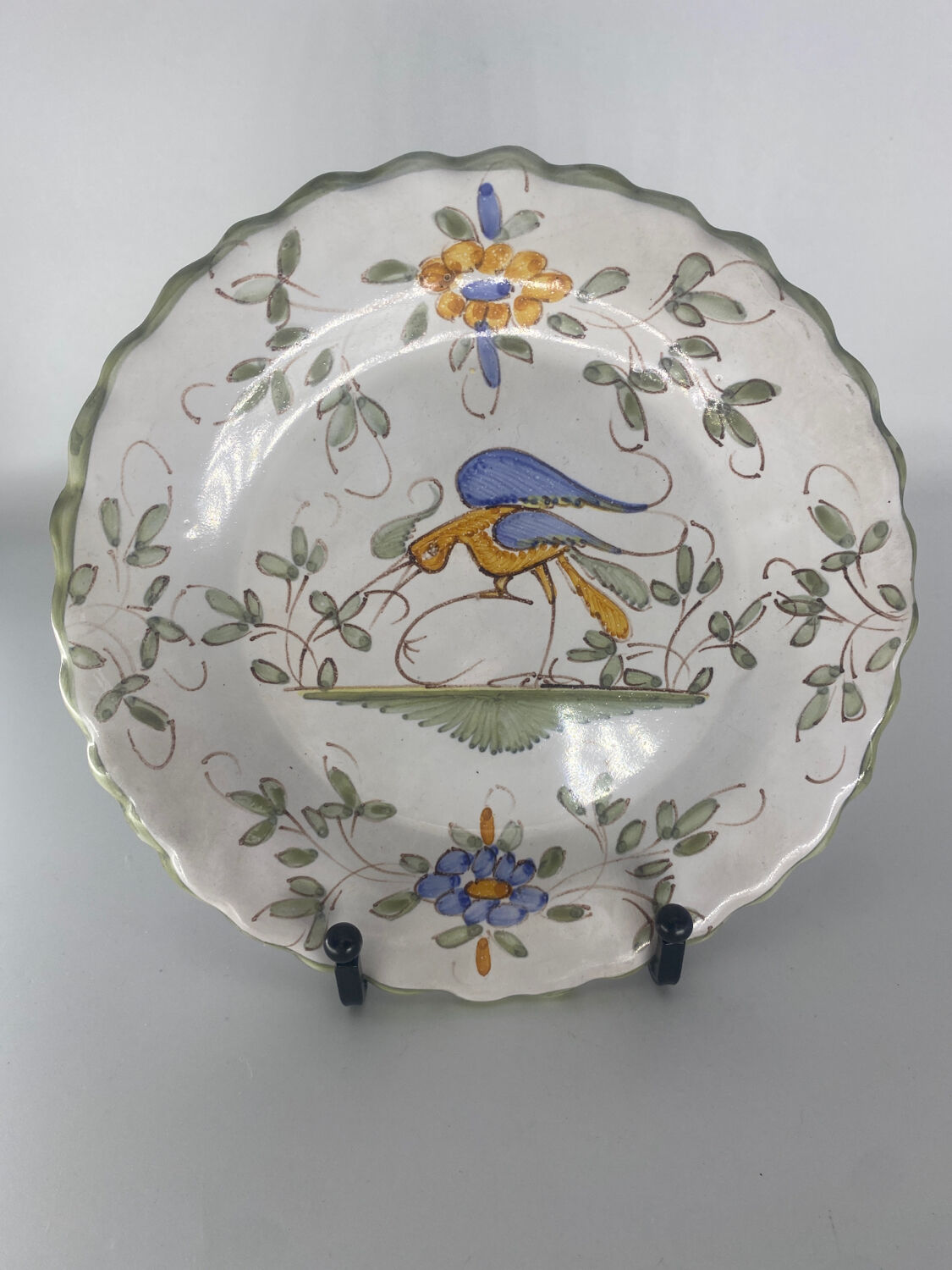 6 antique earthenware plates Martres Tolosane Jodra