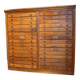 Oak craft cabinet – 60 drawers with label holders