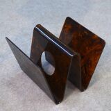 Design magazine rack in resin published by Alpac France 1970