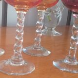 Verres à liqueur en verre soufflé