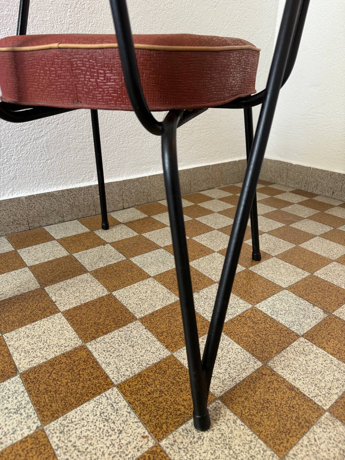 Tubular armchair chair from the 50s