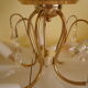 Chandelier to 5 branches art deco 1980