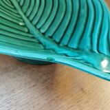 Coupe vintage en barbotine forme feuille