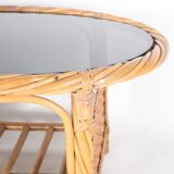 Rattan coffee table