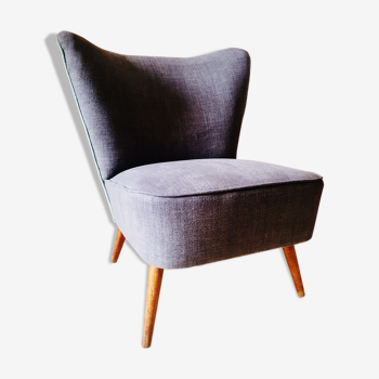 Fauteuil cocktail gris