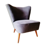 Grey cocktail armchair