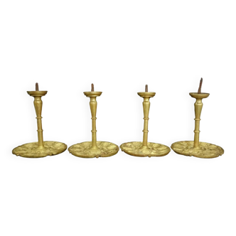 Series of 4 large Louis XVI style tiebacks from the 19th century