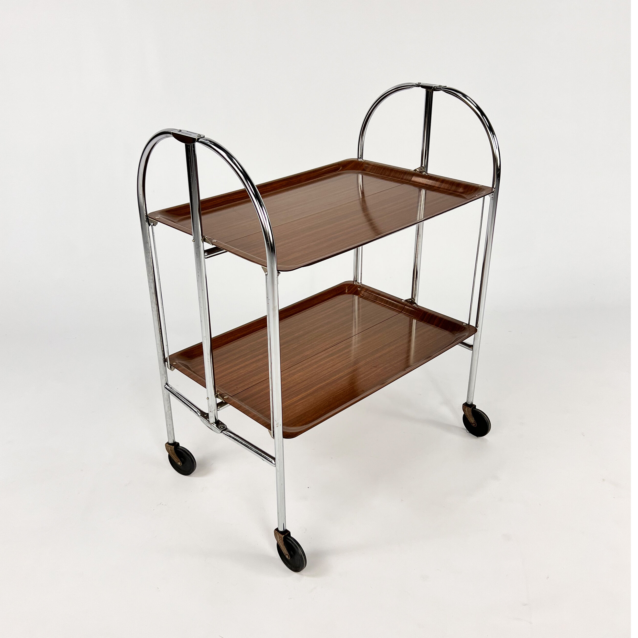 Vintage serving trolley, 1950s