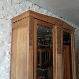 Art deco oak cabinet