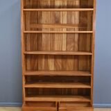 Solid Mahogany Bookcase, India - 20th Century