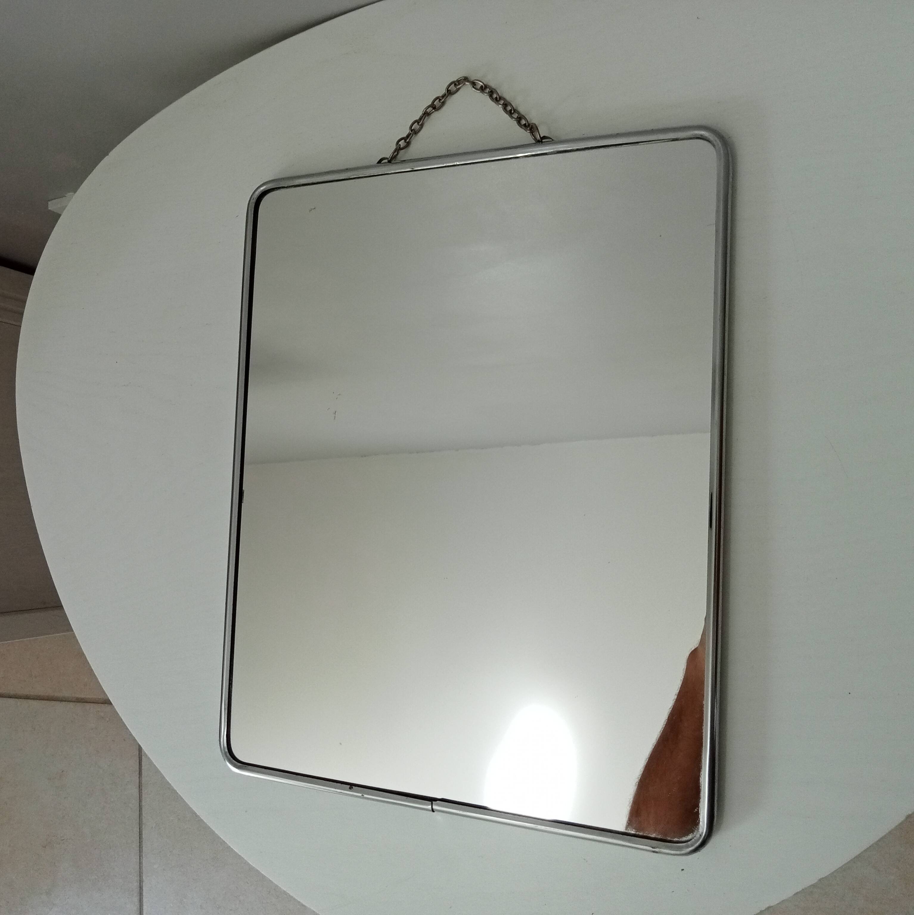Vintage barber mirror 60s