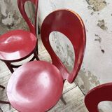 Set 6 chaises bistrot Baumann modèle Mouette